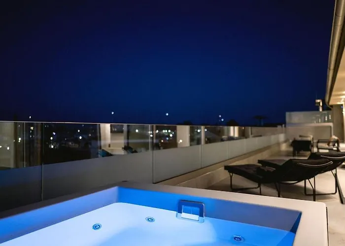 Apartament Zeus Jacuzzi Sea View Rooftop Kontokali